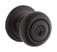 Kwikset 97402-794 Hancock Keyed Entry Knob Featuring SmartKey in Satin Nickel
