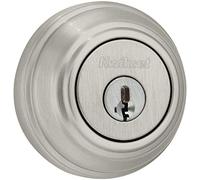 Kwikset 99800-123 Deadbolt, Satin Nickel, 4.66 L x 7.78 W x 2.50 H