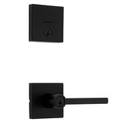 Kwikset 99910-068 Halifax Deadbolt Combo Pack, Matte Black, No Size