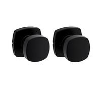 Kwikset Arroyo Knob Interior Passage Door Knob, Handle for Closet and Hallway Doors, Non-Locking Doorknob in Matte Black, with Microban Protection