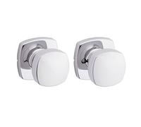 Kwikset Arroyo Passage Hall/Closet Knob with Soft Modern Rose in Polished Chrome 97200-921