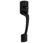 Kwikset Prague Handle Only w/Pismo Knob in Matte Black