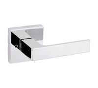 Kwikset Singapore Privacy Door Lever for Bedroom and Bathroom Doors in Polished Chrome