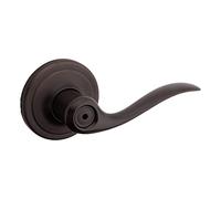 Kwikset Tustin Bed/Bath Lever in Venetian Bronze