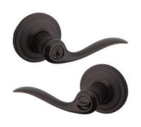 Kwikset Venetian Bronze SmartKey Tustin Entry Lever 97402-541