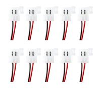 kwinfei 10PCS 2 Pin 8mm LED Strip Connector for 2835 SMD Lights,Solderless Quick Strip to Wire Adapter for Single Colour 12V/24V LED Light Strips,No Solder Needed, for DIY LED Lighting Projects