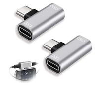 kwinfei 2 Pieces USB C Jack Adapter 2-in-1 with HiFi 48 kHz DAC and PD Support, USB C Headphone Adapter, USBC Splitter for Listening and Charging at the Same Time on Smartphones, Tablets and Laptops