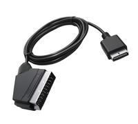 kwinfei Black SCART to Converter Video Audio, 720P/1080P Output Switch, All-in-One SCART to Cable Adapter for Connecting Analog Devices to Displays, TV, Monitor, Projector