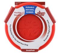 Kwispel Dog Flying Disc - Durable Rubber Dog Toy for Fetch - Interactive Lightweight Flyer Dog Toys for Outdoor Playtime - Safer Disc for Healthy Activity - for Small/Medium Dogs