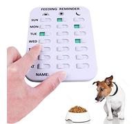Kwispel Pet Feeding Reminder for Dogs Cats - Magnetic Sticker 3 Times A Day Indication Chart Feed Your Pets, Magnets and Double Sided Tape, Did You Feed The Dog Cat Fish Your Kid?