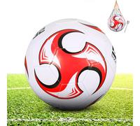 KWJEIULSOQ Football Children's Unisex Football Size 4 5 Official Training Football Professional Footballs Outdoor Indoor Footballs for Teenagers and Adults (Dick Red, 5)