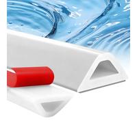 KWJEIULSOQ Wet Room Floor Barrier 100cm, Silicone Shower Water Barrier, Self-Adhesive Threshold Water Barrier for Kitchen Sink,Bathroom Floor,Shower Tray Applications