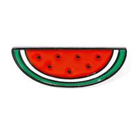 KWJNH Watermelon Enamel Pin, Brooch Watermelon Lapel Pin Palestinian Flag Badge, Watermelon Slice Brooch Fruit Lapel Shaped Collar