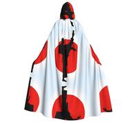 Kwjsdfea Adult Unisex Thick Hooded Cloak Cape Robe Satin Cosplay Halloween Christmas Party Fancy Dress Costumes - Taekwondo Design Print