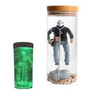 KWJXTBSX Housiufu Jason Voorhees Lamp,Horror Decor,Horror Movie Collector Figure Water Lamp Part 6 Lives Final Display,Unique Decor Light Table Lamp Home Decor