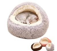 KWJXTBSX Plush Donut Dog Bed, Cozy Pet Nest For Cats, Fluffy Plush Pet Bed, Durable And Wear-Resistant, Anti Slip At The Bottom, Suitable For All Seasons, Keeping Warm And Warm（S,M, L）