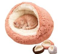 KWJXTBSX Plush Donut Dog Bed, Cozy Pet Nest For Cats, Fluffy Plush Pet Bed, Durable And Wear-Resistant, Anti Slip At The Bottom, Suitable For All Seasons, Keeping Warm And Warm（S,M, L）