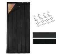 KWKHCD Soundproof Blanket for Doors - Heavy Duty 10lb Acoustic Blanket for Noise Reduction, Sound Blocking, Thermal Insulation - Portable Door Soundproofing for Home, Studio, Office