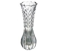 Kwlyon Unbreakable Flower Vase Small 7 inch Elegant Leaf Shape Tiny Mini Decorative Trumpet Single one Rose Vase for Home Decor,Office Decor