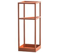 KWMAEEUID Umbrella Stands,Modern Metal Umbrella Stand for Entryway, Long & Short Umbrellas Storage Rack, Home Hallway Office Patio Rustproof Umbrellas Holder - Space Saving/Orange