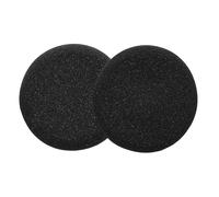 kwmobile 2x Foam Headphone EarpPads for Jabra Evolve 20 / 20se / 30 / 30II / 40/65 Replacement Ear Pads - Headphone Ear Covers - Black