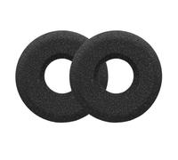 kwmobile 2x Foam Headphone EarpPads for Plantronics Blackwire 3220 Replacement Ear Pads - Headphone Ear Covers - Black