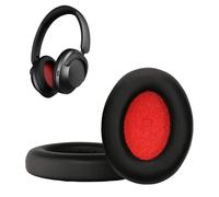 kwmobile 2x Headphone EarpPads for 1More SonoFlow/SonoFlow SE Replacement Ear Pads - Headphone Ear Covers - Black