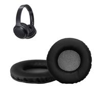 kwmobile 2x Headphone EarpPads for AudioTechnica ATH-S200BT / ATH-S220BT Replacement Ear Pads - Headphone Ear Covers - Black