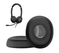kwmobile 2x Headphone EarpPads for Jabra Evolve 2 30 Replacement Ear Pads - Headphone Ear Covers - Black