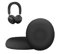 kwmobile 2x Headphone EarpPads for Jabra Evolve 2 75 Replacement Ear Pads - Headphone Ear Covers - Black Matte