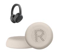kwmobile 2x Headphone EarpPads for Jlab Go Lux ANC Replacement Ear Pads - Headphone Ear Covers - White
