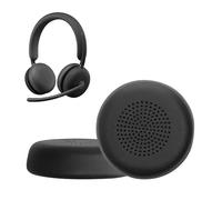kwmobile 2x Headphone EarpPads for Logitech Zone Wireless 2 / Zone 950 Replacement Ear Pads - Headphone Ear Covers - Black