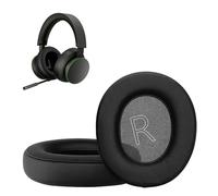 kwmobile 2x Headphone EarpPads for Microsoft Xbox Wireless Replacement Ear Pads - Headphone Ear Covers - Black