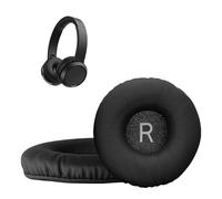 kwmobile 2x Headphone EarpPads for Philips H4205 Replacement Ear Pads - Headphone Ear Covers - Black