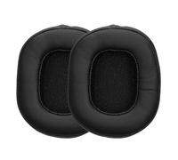 kwmobile 2x Headphone EarpPads for Razer BlackShark V2 X Replacement Ear Pads - Headphone Ear Covers - Black