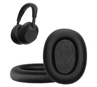 kwmobile 2x Headphone EarpPads for Sony WH-1000XM6 Replacement Ear Pads - Headphone Ear Covers - Black