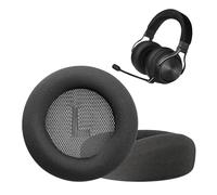 kwmobile 2x Mesh Headphone EarpPads for Corsair Virtuoso MAX Replacement Ear Pads - Headphone Ear Covers - Black