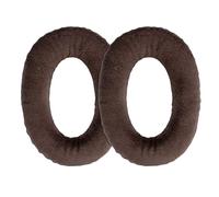 kwmobile 2x Velour Headphone EarpPads for Sennheiser HD 559/569 / 599 Replacement Ear Pads - Headphone Ear Covers - Brown