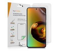 kwmobile 3x Screen Film for Samsung Galaxy A55 5G - Anti-Glare Phone Screen Protector, Anti-Fingerprint, Scratch Resistant, Bubble-Free