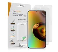 kwmobile 3x Screen Film for Samsung Galaxy S25 - Anti-Glare Phone Screen Protector, Anti-Fingerprint, Scratch Resistant, Bubble-Free