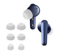 kwmobile 6x Replacement Ear Tips Compatible with Anker Soundcore Liberty 4 NC - Silicone Tips for Earphones - White