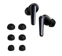 kwmobile 6x Replacement Ear Tips Compatible with Anker Soundcore Liberty 5 - Silicone Tips for Earphones - Black