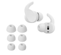 kwmobile 6x Replacement Ear Tips Compatible with Beats Fit Pro - Silicone Tips for Earphones - White