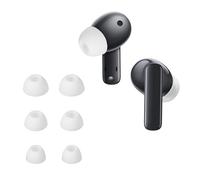kwmobile 6x Replacement Ear Tips Compatible with Huawei Freebuds 5i - Silicone Tips for Earphones - White