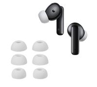 kwmobile 6x Replacement Ear Tips Compatible with Huawei Freebuds 6i - Silicone Tips for Earphones - White