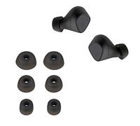 kwmobile 6x Replacement Ear Tips Compatible with Jabra Elite 3 - Silicone Tips for Earphones - Black