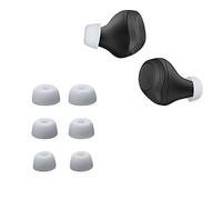kwmobile 6x Replacement Ear Tips Compatible with Jabra Elite 75t /65t / Active - Silicone Tips for Earphones - White