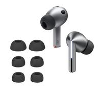 kwmobile 6x Replacement Ear Tips Compatible with Samsung Galaxy Buds 3 Pro - Silicone Tips for Earphones - Grey