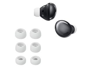 kwmobile 6x Replacement Ear Tips Compatible with Samsung Galaxy Buds Pro - Silicone Tips for Earphones - Grey