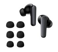 kwmobile 6x Silicone Ear Tips for Anker Soundcore P20i - 3 Sizes - Replacement Earbud Tips for In-Ear Headphones - Black